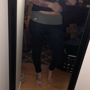 Kids navy blue Abercrombie leggings